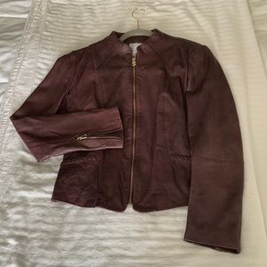 Mango Leather Jacket